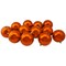 Northlight Set of 12 Shiny Burnt Orange Shatterproof Christmas Ball Ornaments 4&#x22;